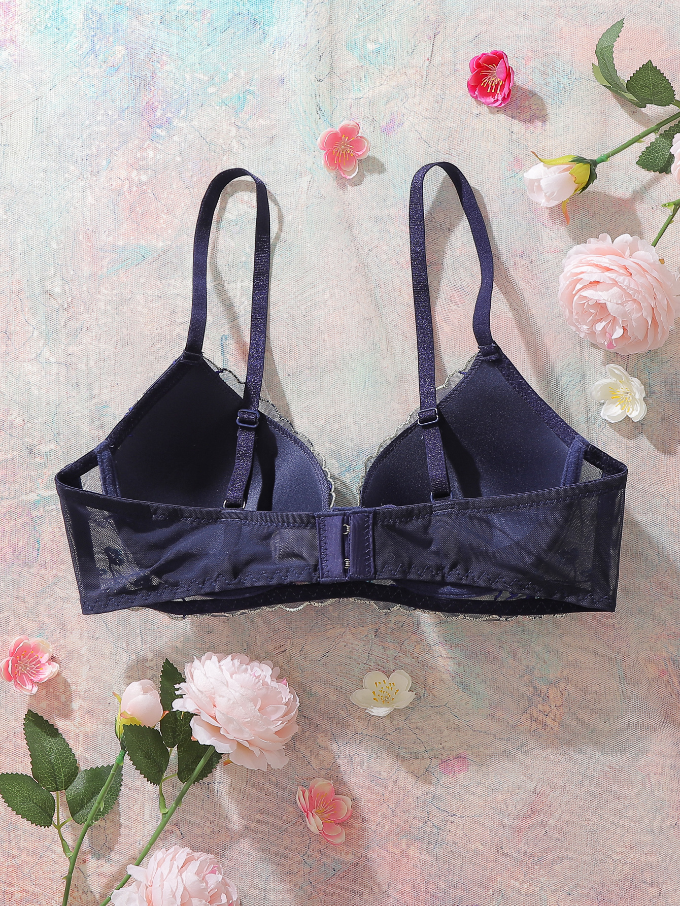 1Pcs Everyday Thin Cup Women's - Plunge Bra Push Up ulasan dan harga