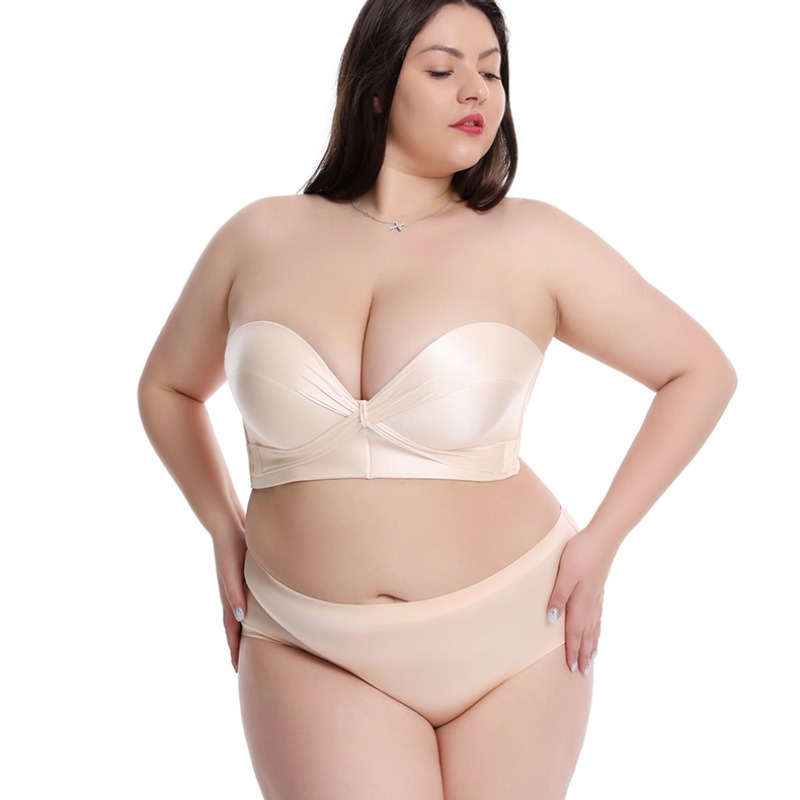 Curvy Plus Size F Cup Straples - Minimizer Bra Women ulasan dan harga