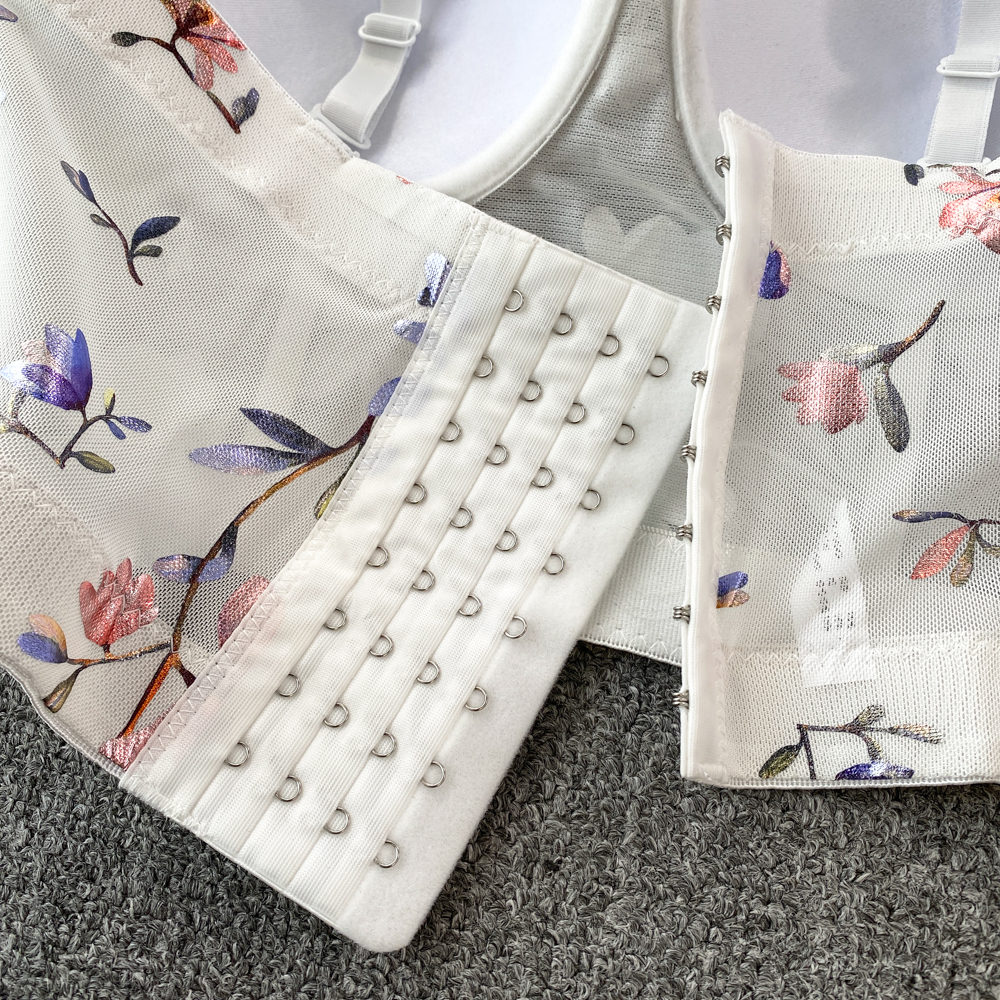 Women Sexy Floral printed Cors - Cotton Bra Everyday ulasan dan harga