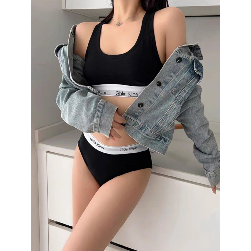 2PCS Ghlin Kline Underwear wit - T Shirt Bra Seamless ulasan dan harga