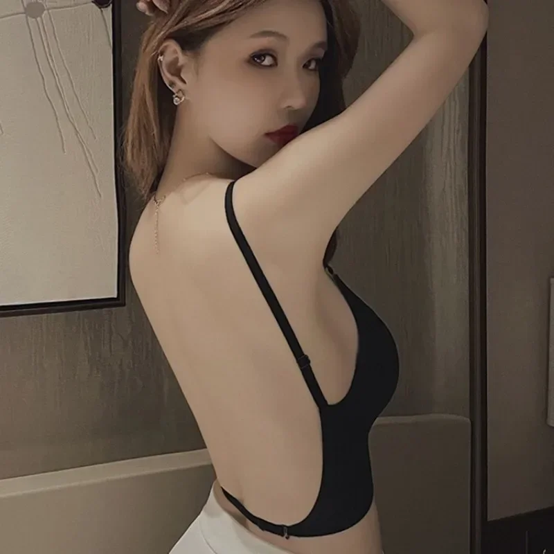 Women Invisible Bra Deep U Plu - Backless Bra Sticky ulasan dan harga