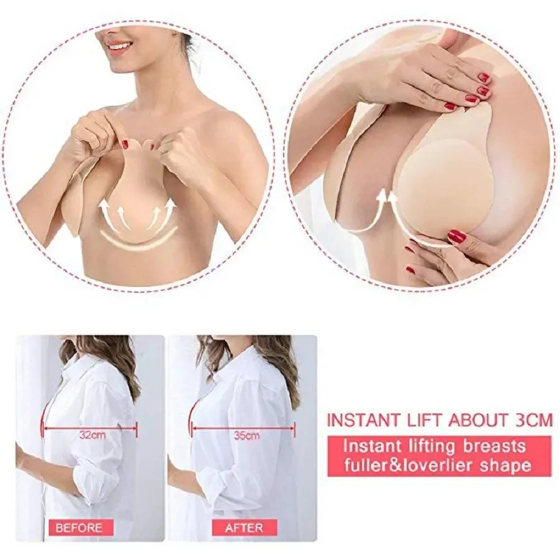 Women push up bras self adhesi - Push Up Bra Silicone ulasan dan harga