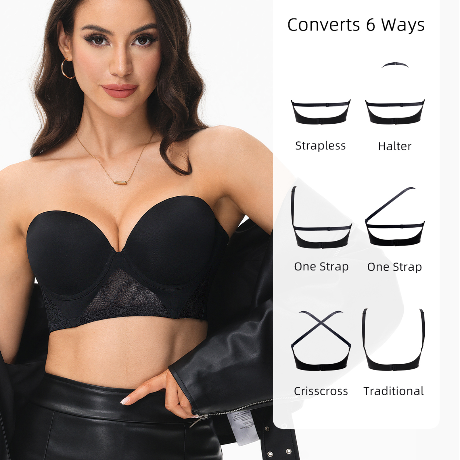 New Women Bras Everyday Sexy T - Convertible Bra Multiway ulasan dan harga
