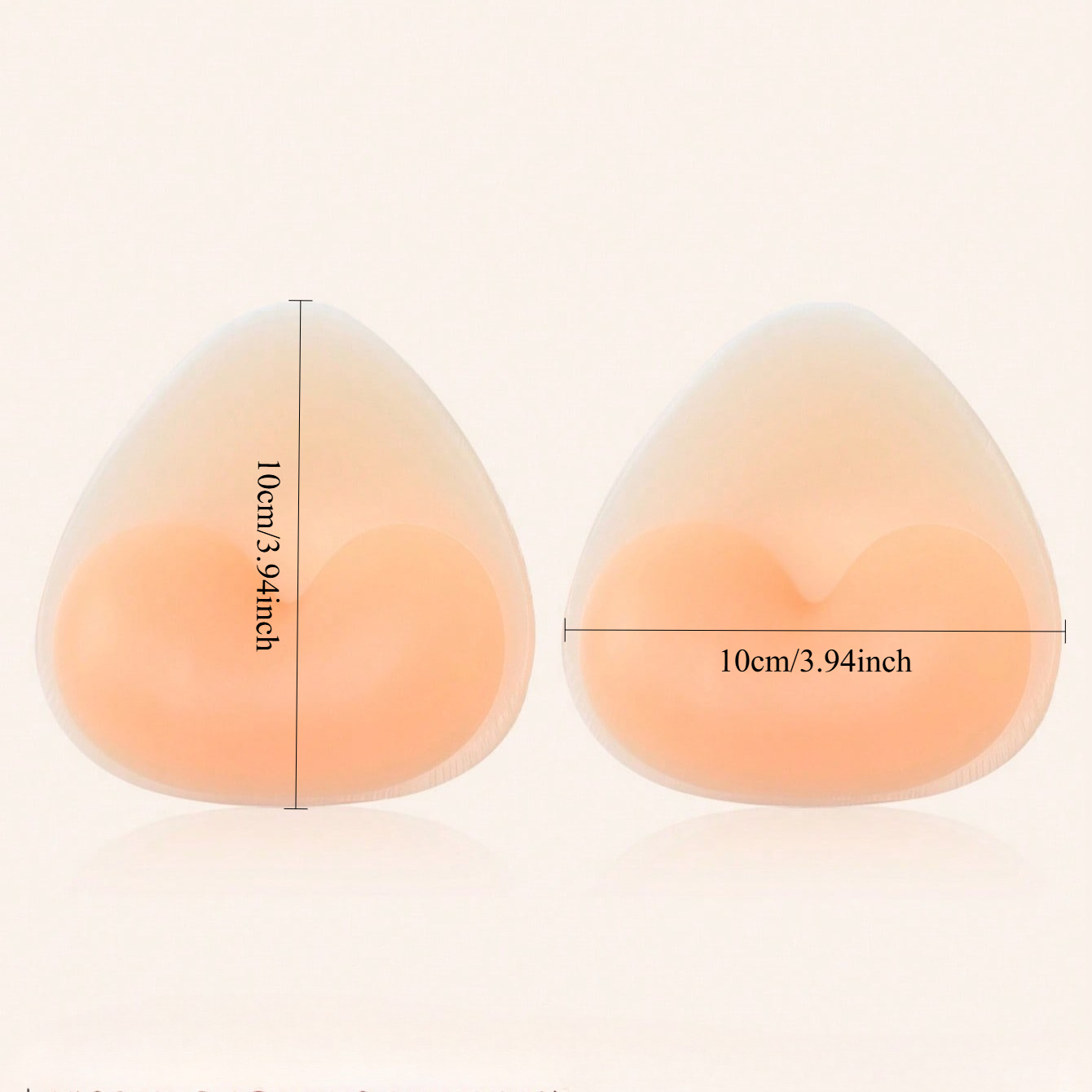 Silicone Bra Inserts, Triangle - Push Up Bra Silicone ulasan dan harga