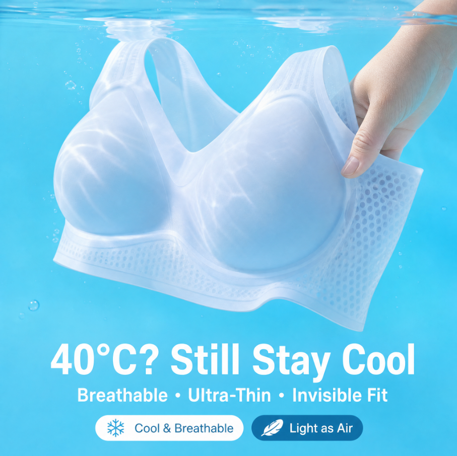 Women 10D Ice Silk Thin Bra 0. - Sheer Mesh Bra ulasan dan harga